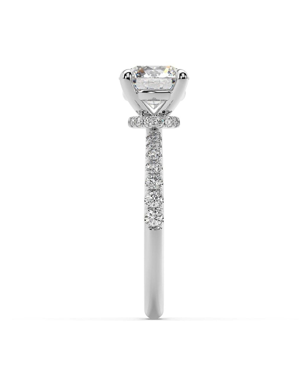Artisan White Lab-Grown Diamond Solitaire Ring