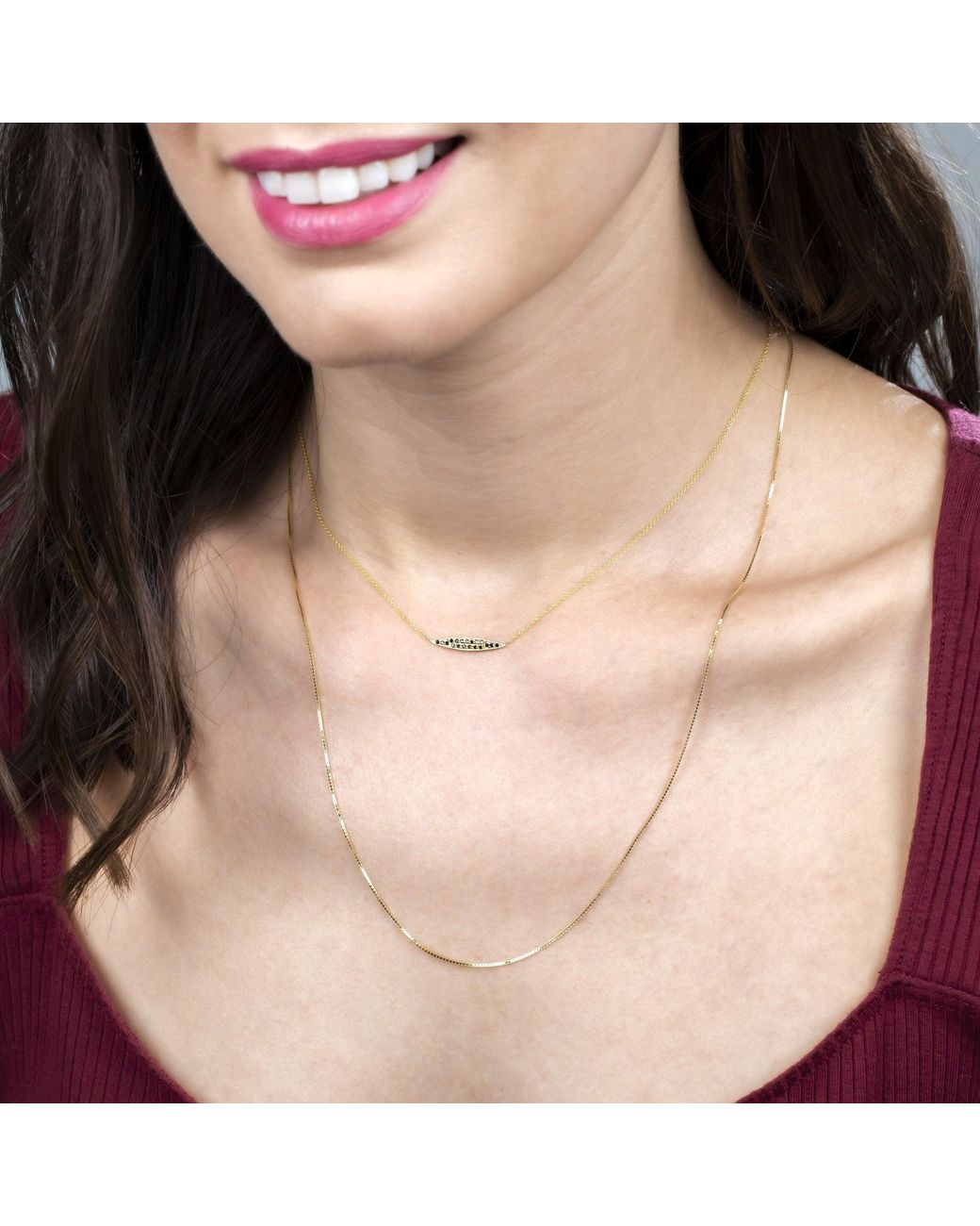 Maya Brenner Metallic The Slide Chain