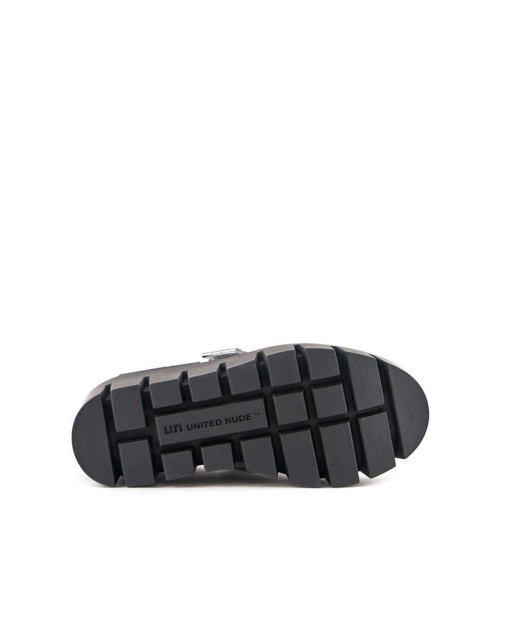 United Nude Gray Quilted Leather Platform Loafers