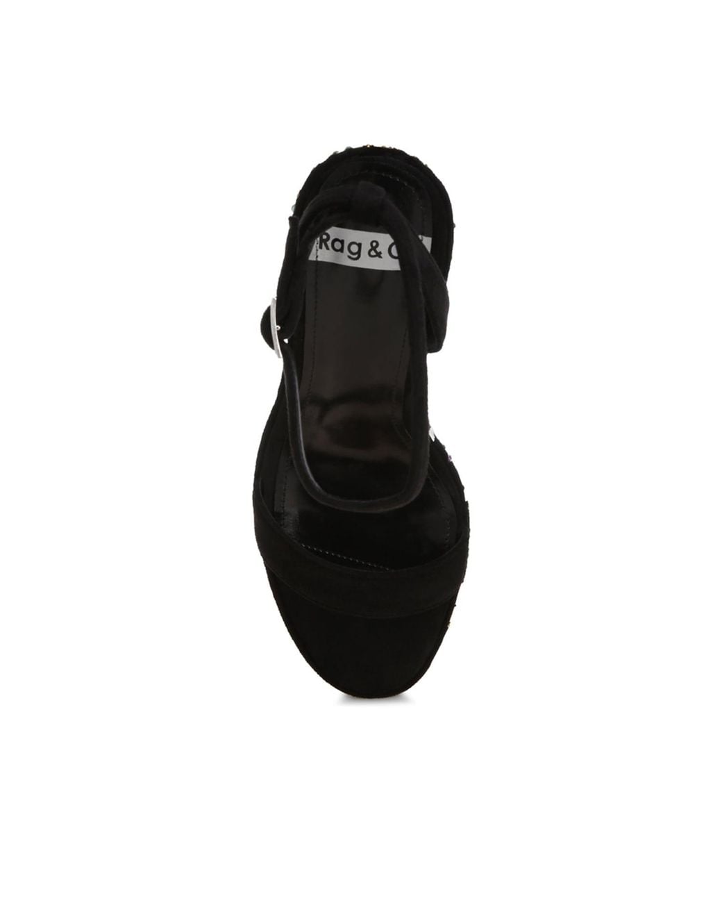 Rag & Co Brown Metropolis Mosaic Embellished Wedge Party Sandals