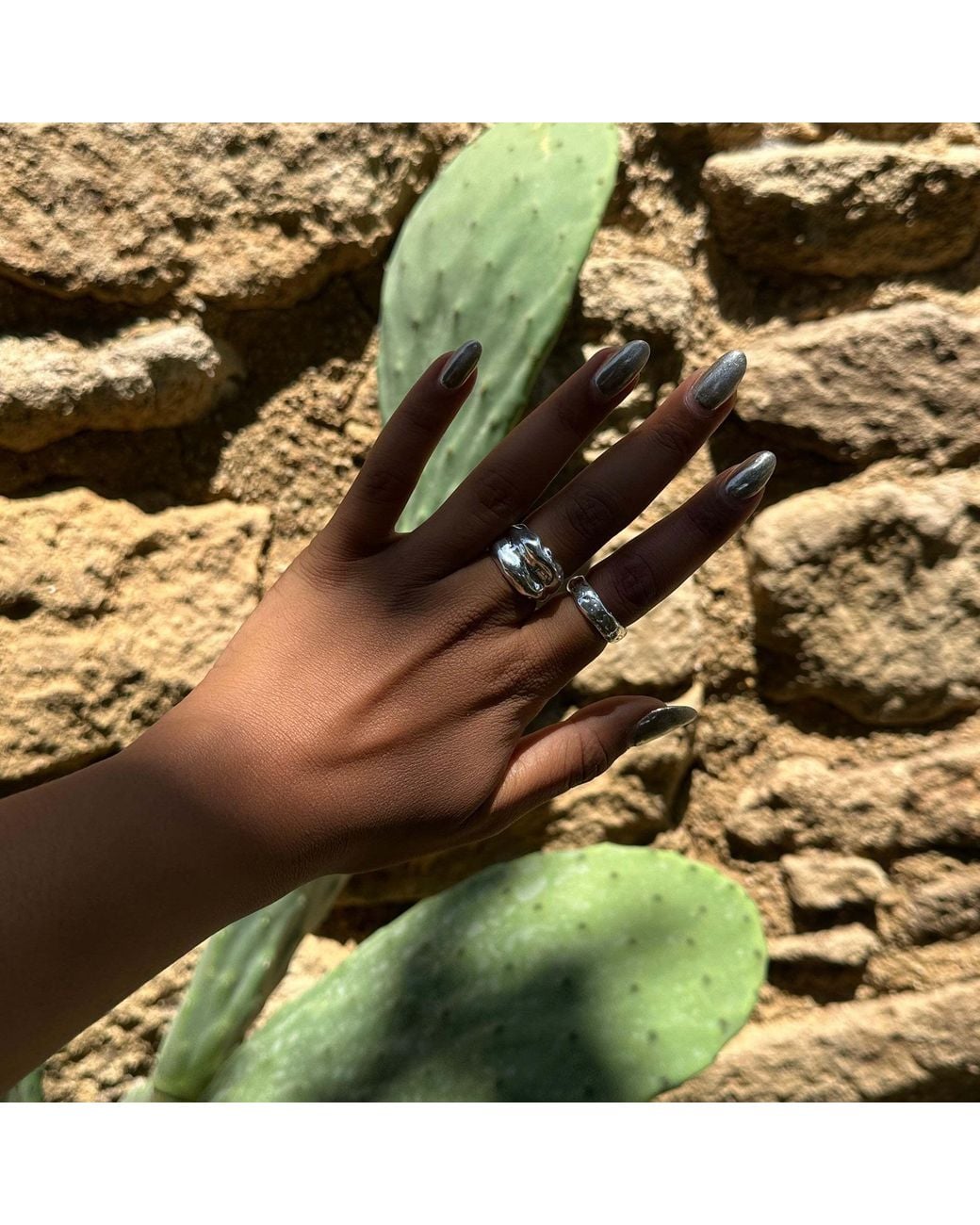Gingin White Goa Ring