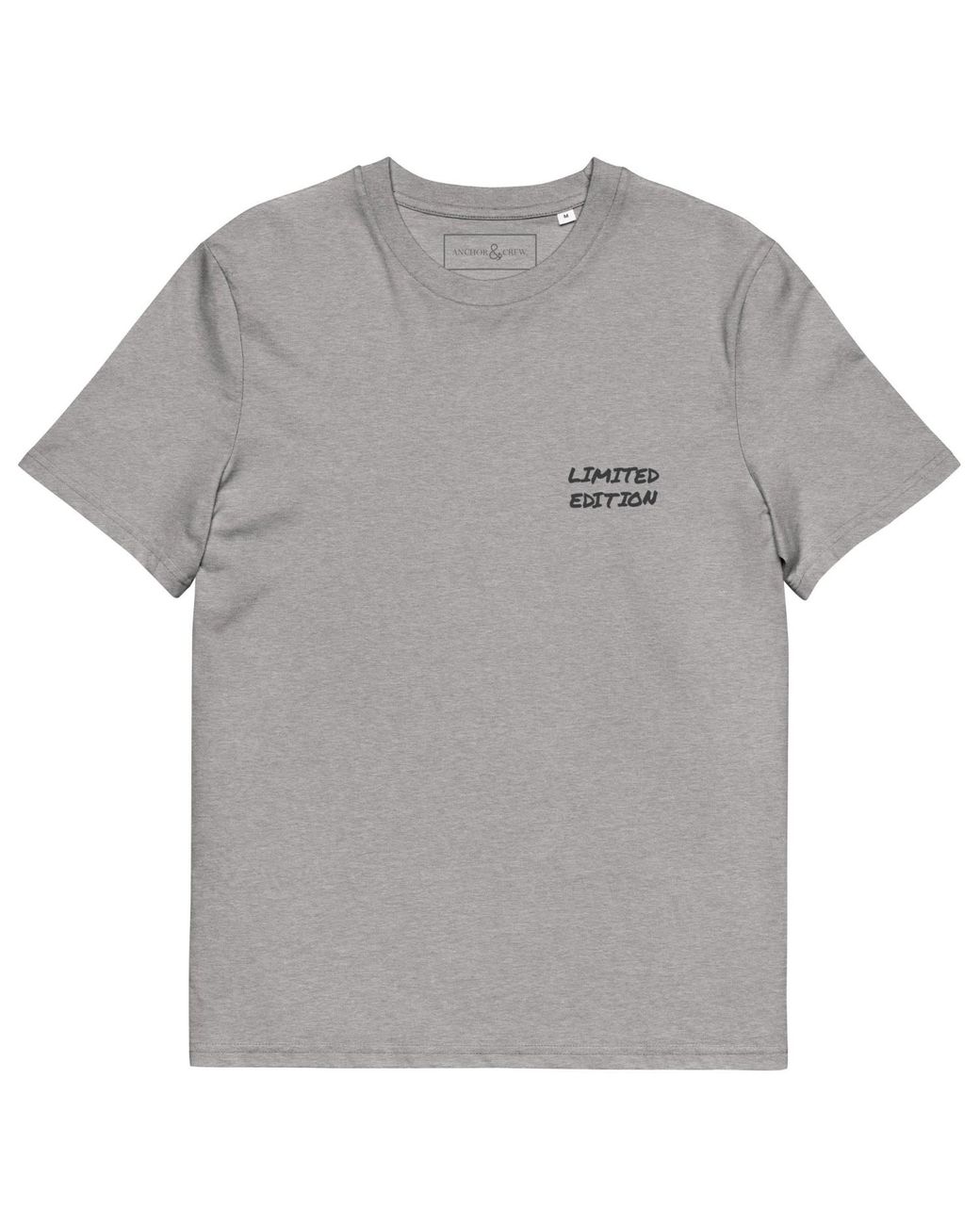 Anchor and Crew Gray Heather Limited Edition Annotations Organic Cotton T-Shirt