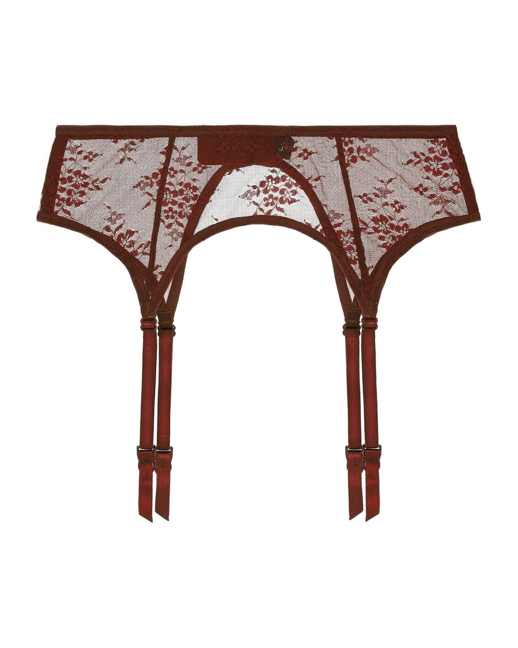 Journelle Brown Romy Suspender Belt Marron