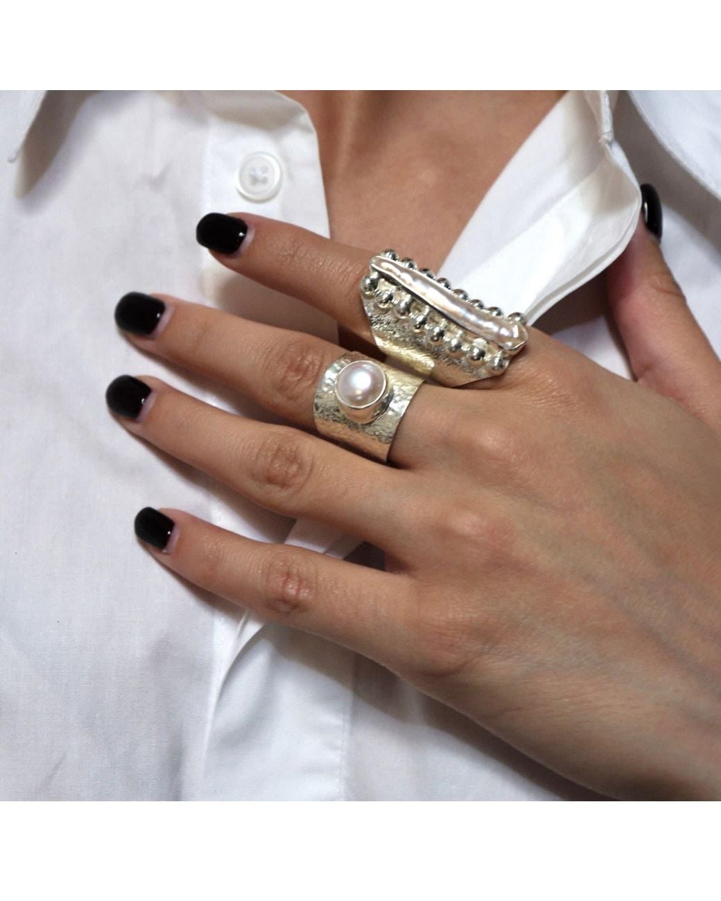 Karizia Mx Gray Riverbed Ring