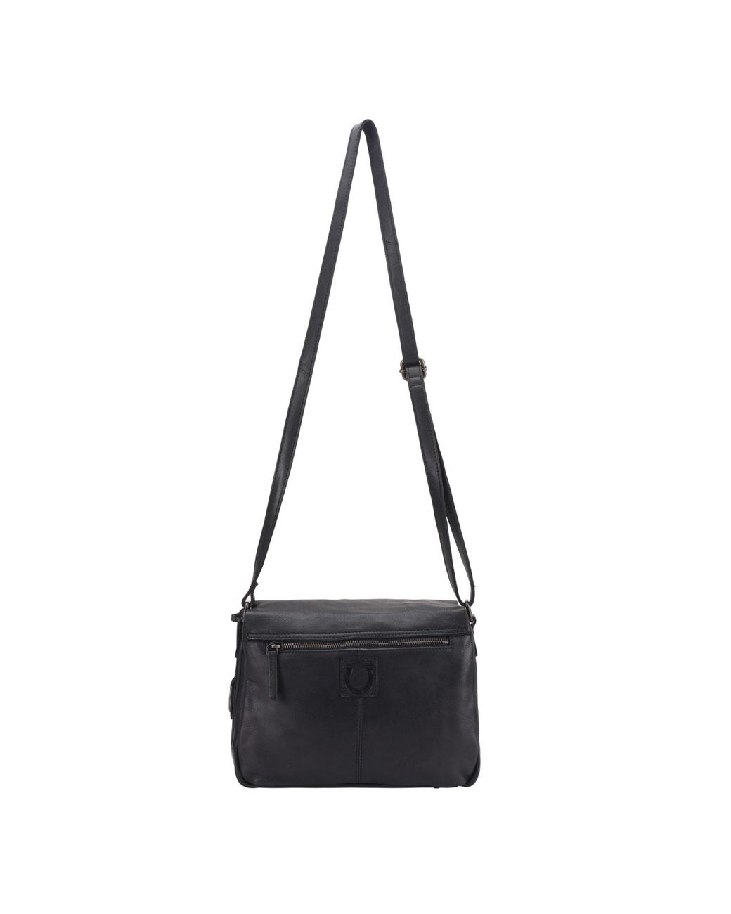 Lloyd Baker Gray Georgia Leather Crossbody Bag