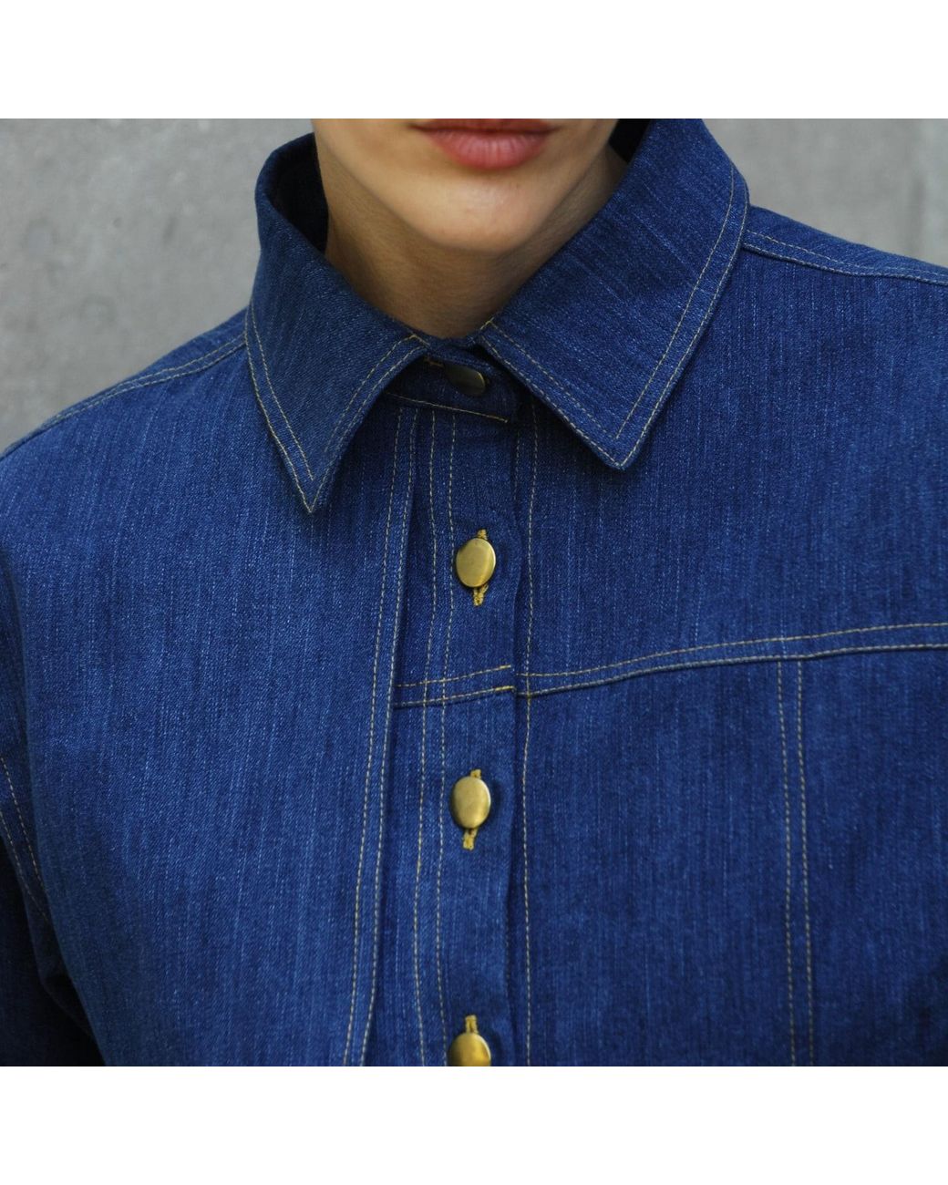 Michela Blue Alma Denim Shirt