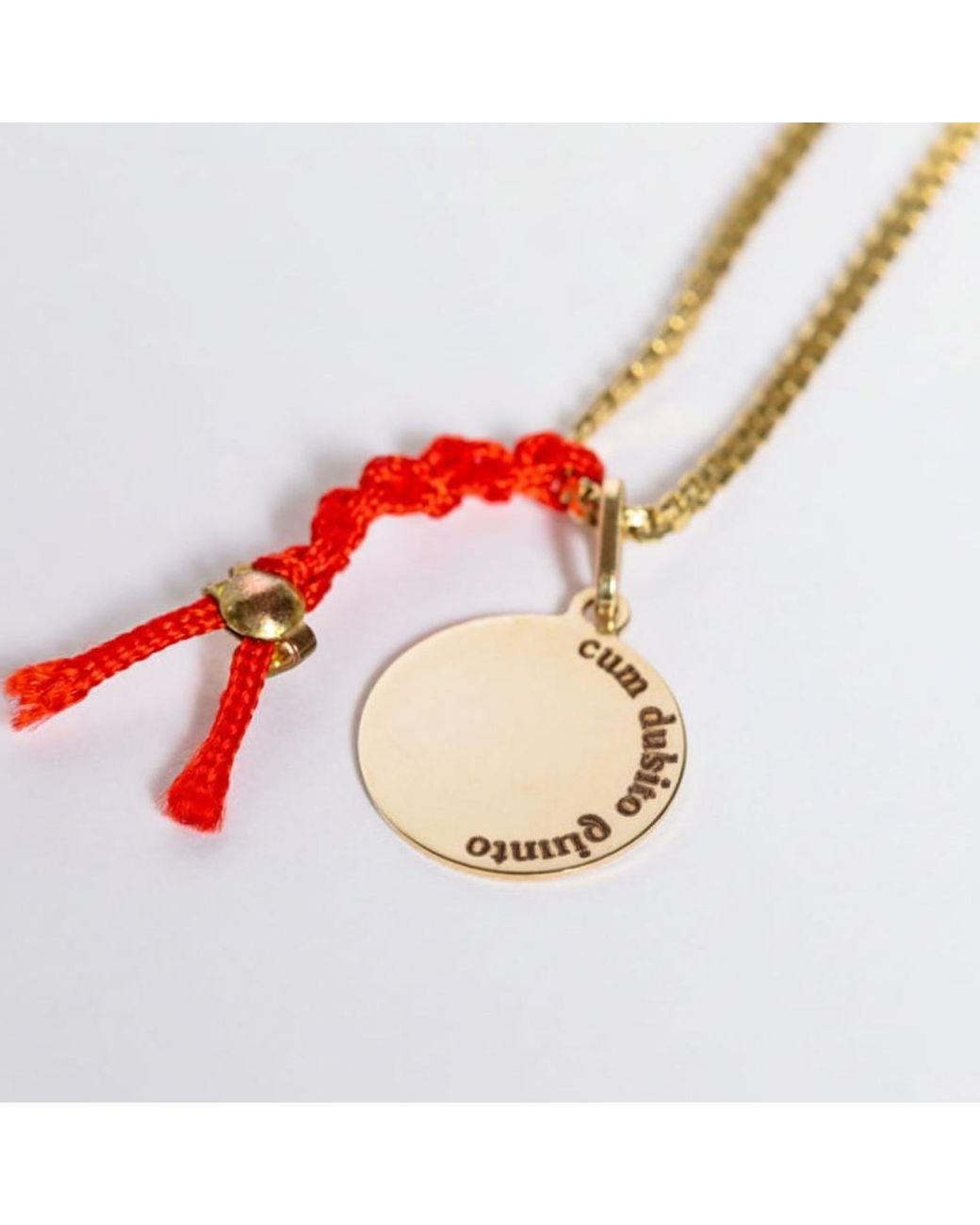 Florentis Jewellery Black Cum Dubito Desisto Pendant