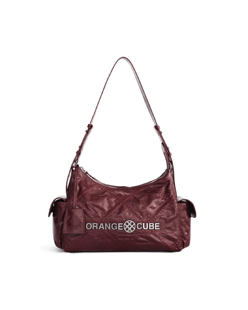 Orange Cube Purple Metropolitan City Bag