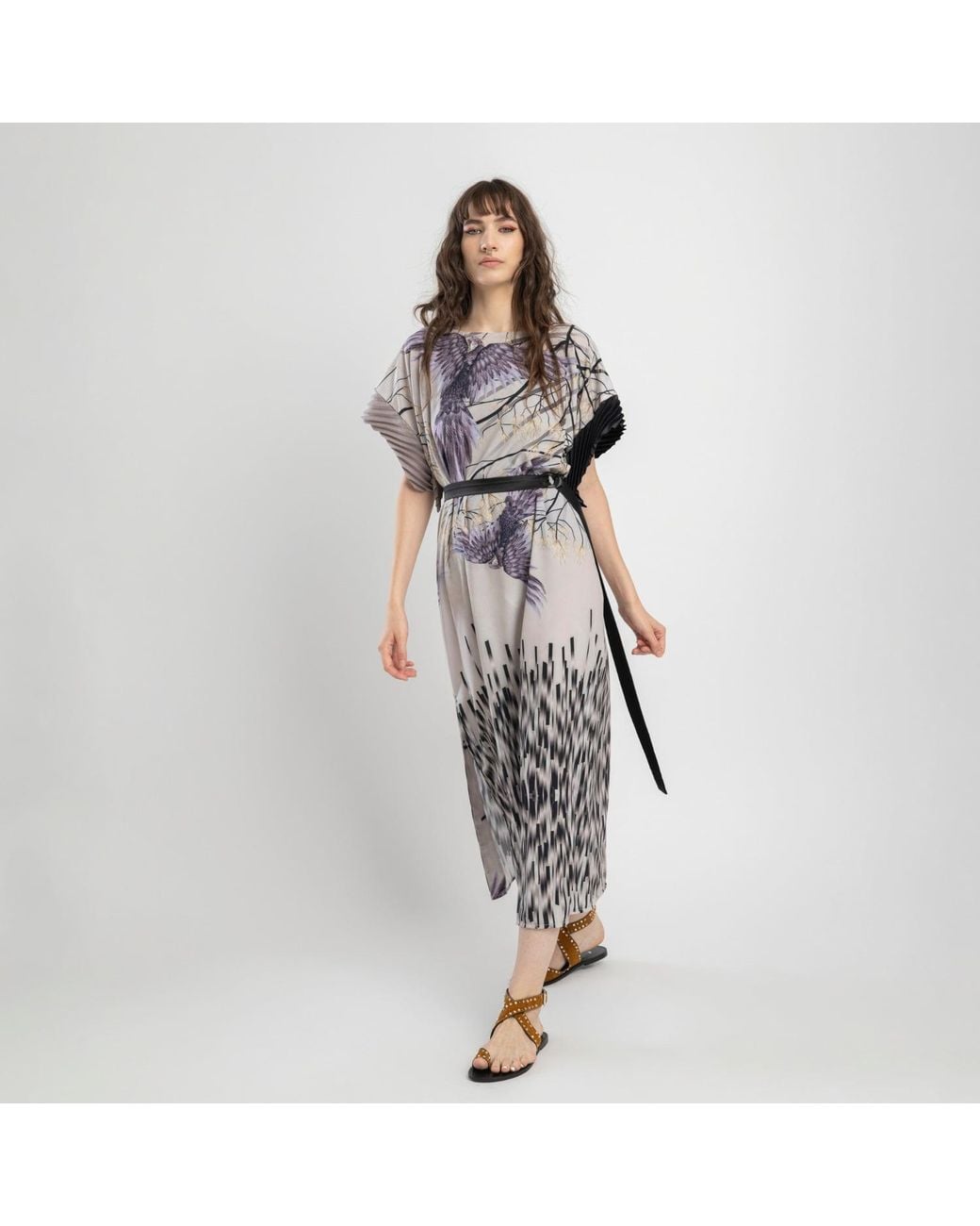 ARTISTA Gray Rizz Maxi Dress