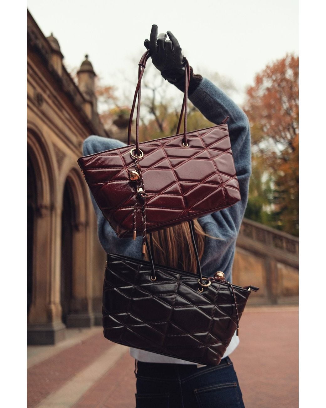 Mkf Collection - J'omor Black Karen Tote Bag