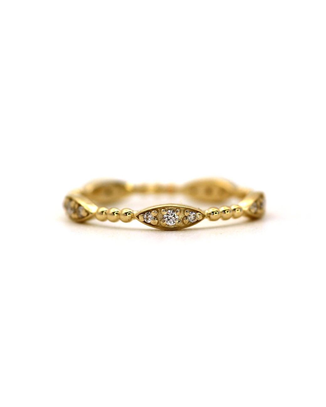 VicStoneNYC Fine Jewelry Metallic Unique Design Natural Diamond Ring