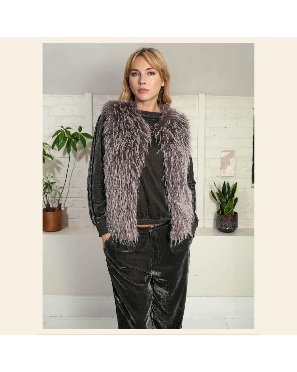 Nooki Design Brown Scandi Gilet