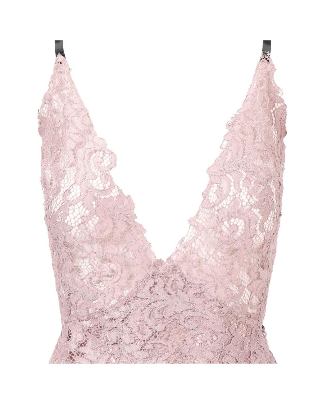 Belle -et-BonBon Pink Summer Sheer Lace Wrap Dress