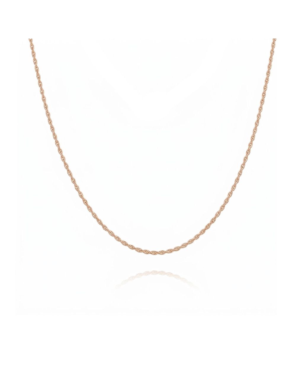 Spero London Metallic Sterling Rope Chain Necklace