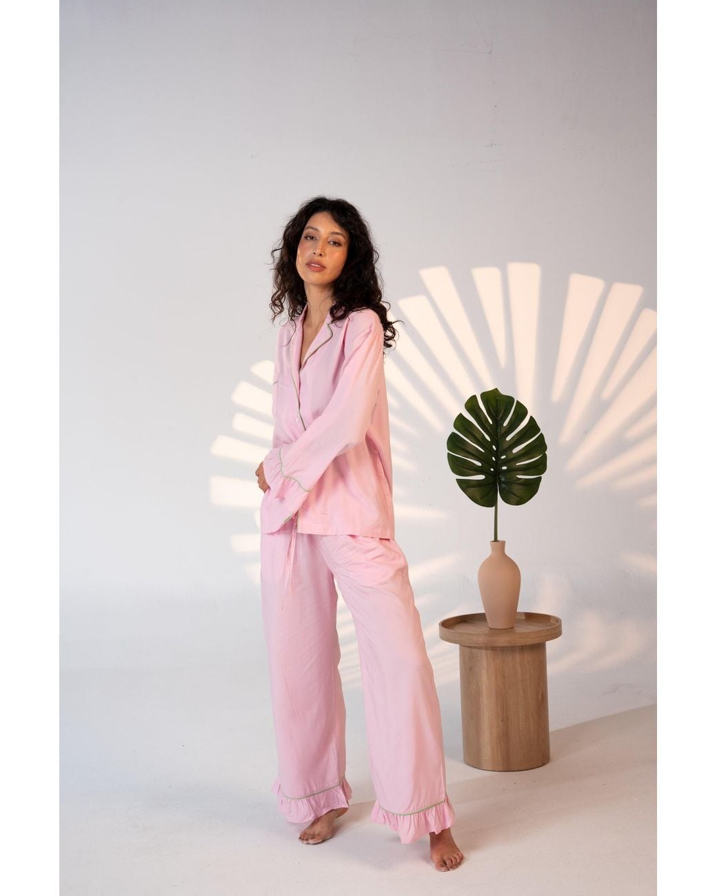 Carolina Benoit Pink Luxury Bamboo Pajama Set