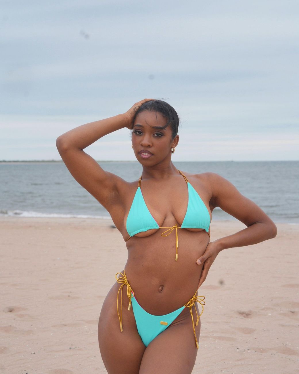 Capri Swim™ Green Aquessa Reversible Bikini Top