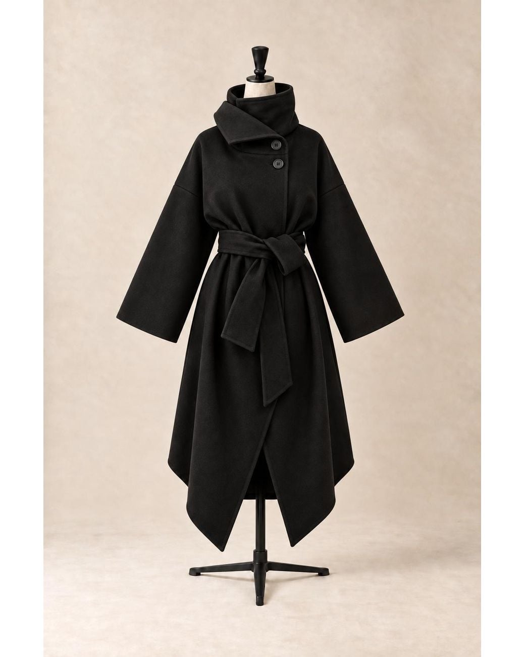 The Ethos Studio Black Obsidian Coat
