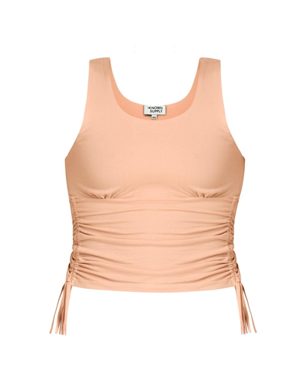 Known Supply Orange Side Tie Tank