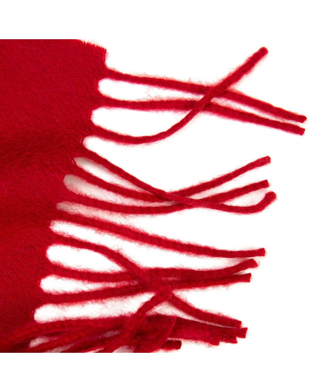 Kinalba Red Oban Old Cashmere Scarf