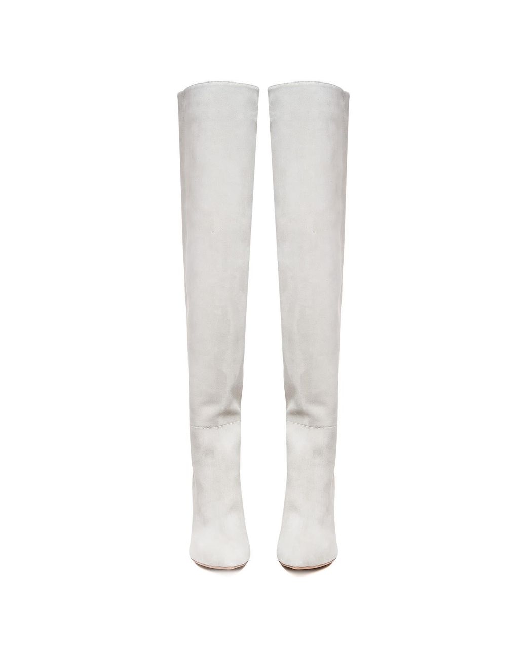 Ginissima White Milana Long Boots Reversible Leather