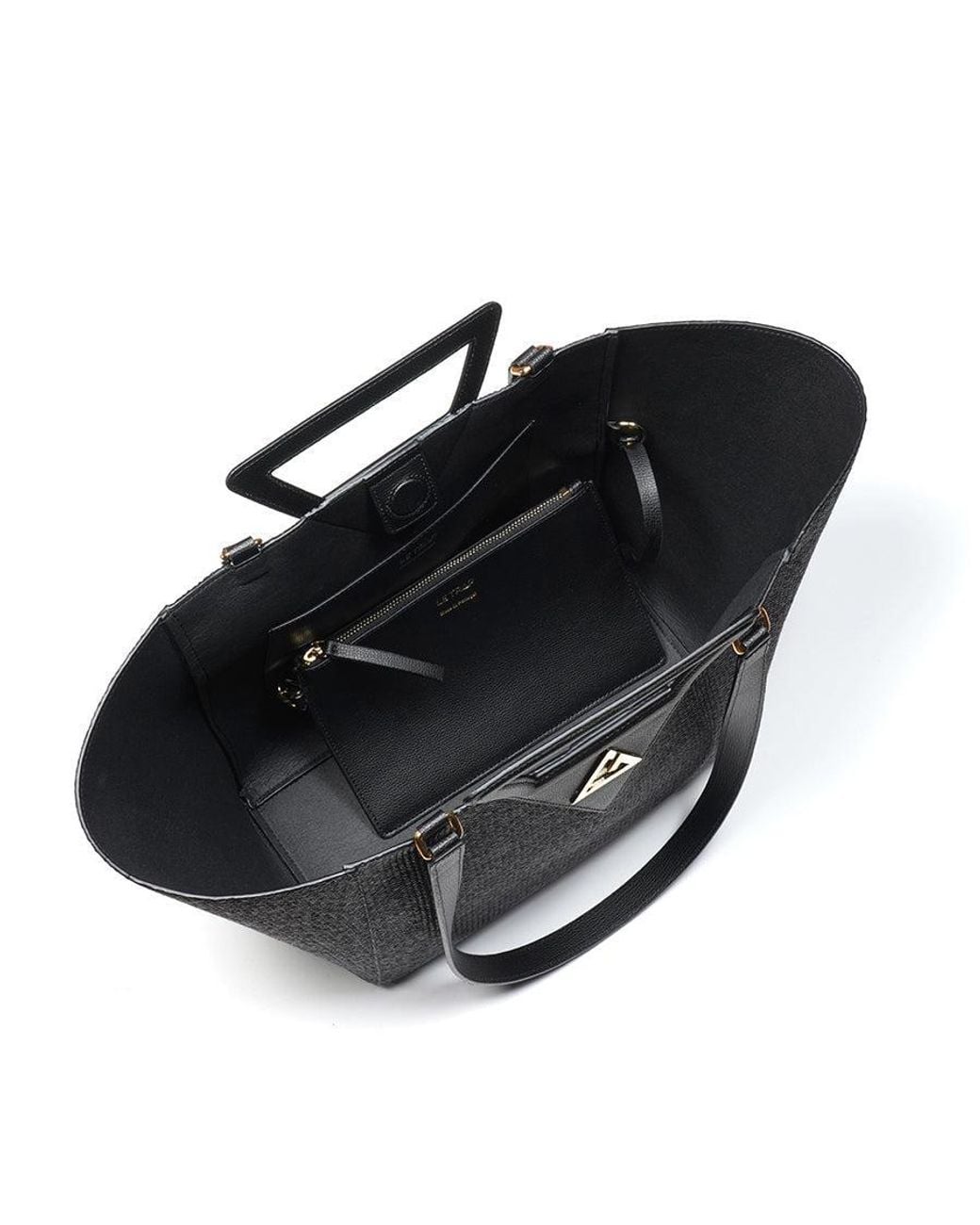 Le Trap Black Atenas Tote Bag Straw