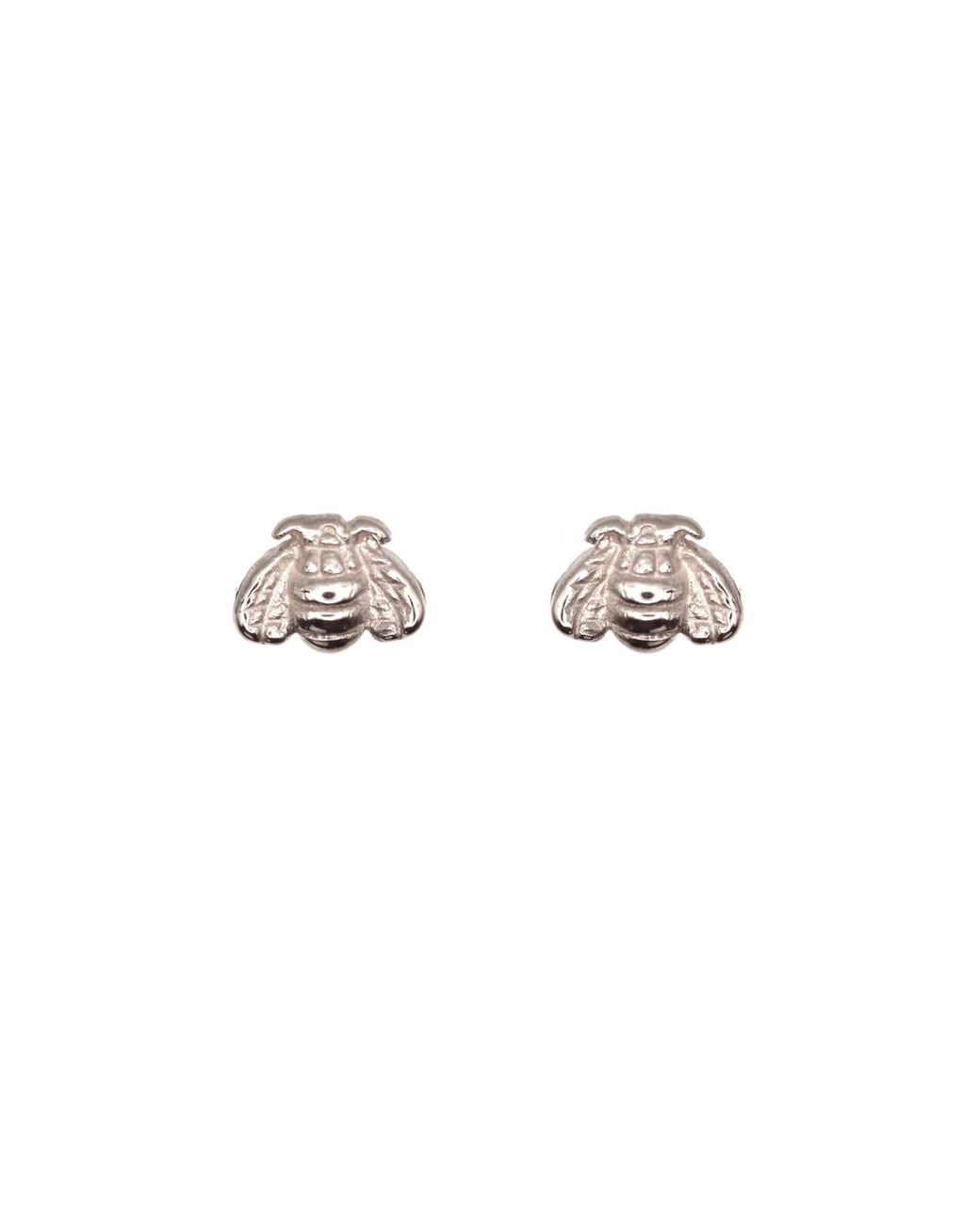 VicStoneNYC Fine Jewelry Metallic Cute Happy Bee Earrings