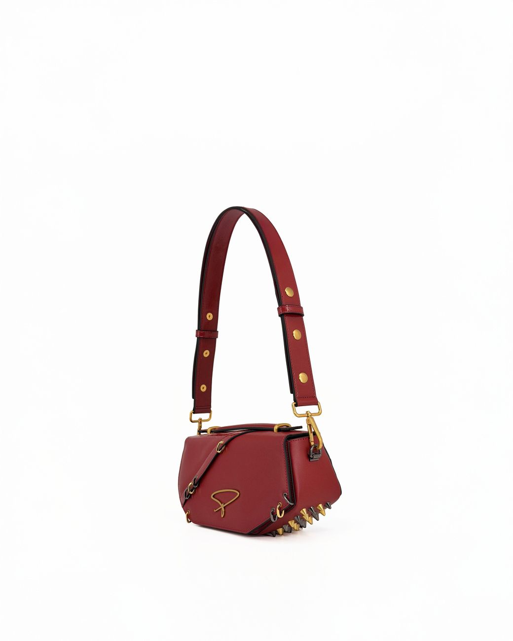 Pimpinicchio New York Red Dey Asymmetrical Shoulder Bag