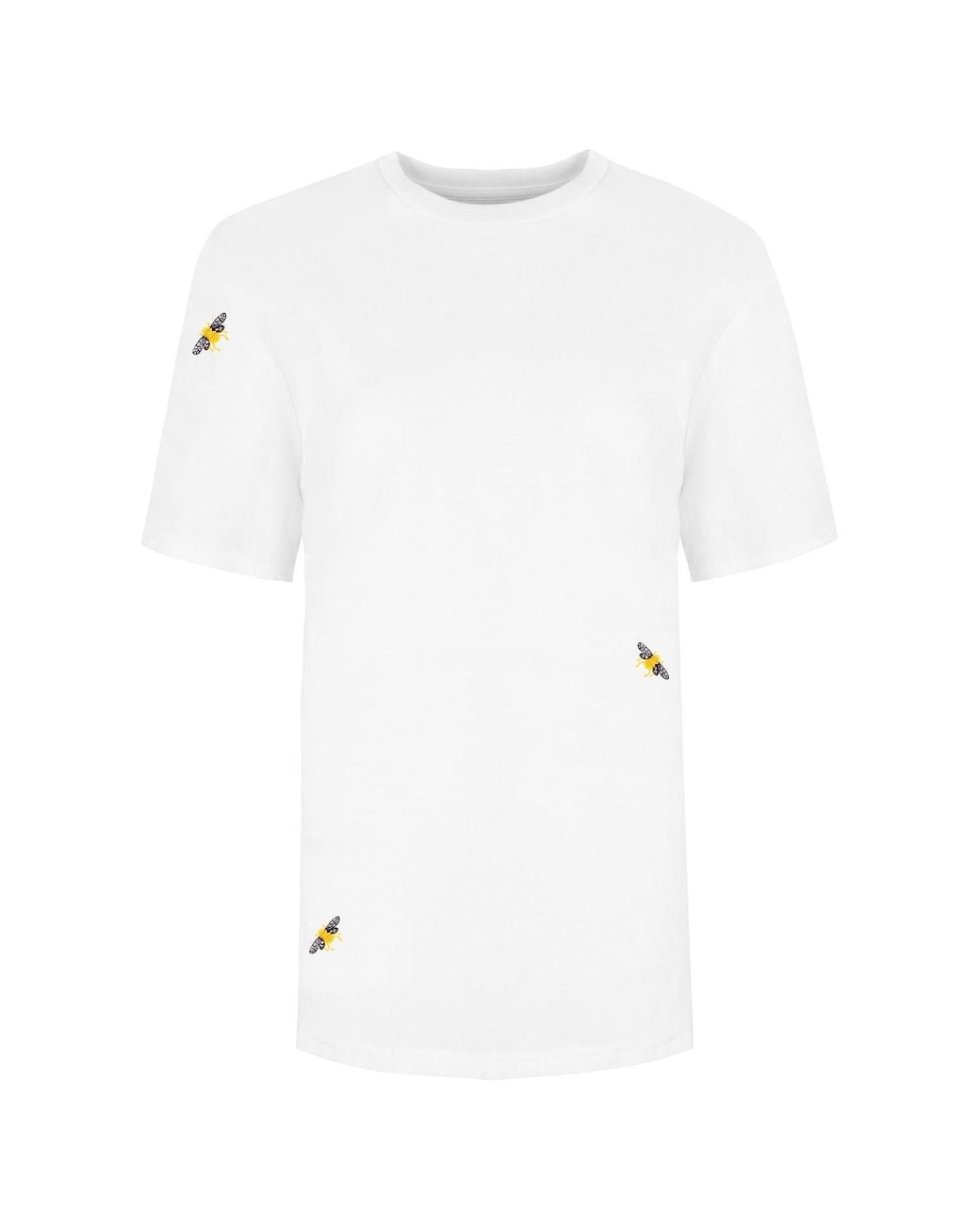 INGMARSON White Bee Embroidered T-Shirt
