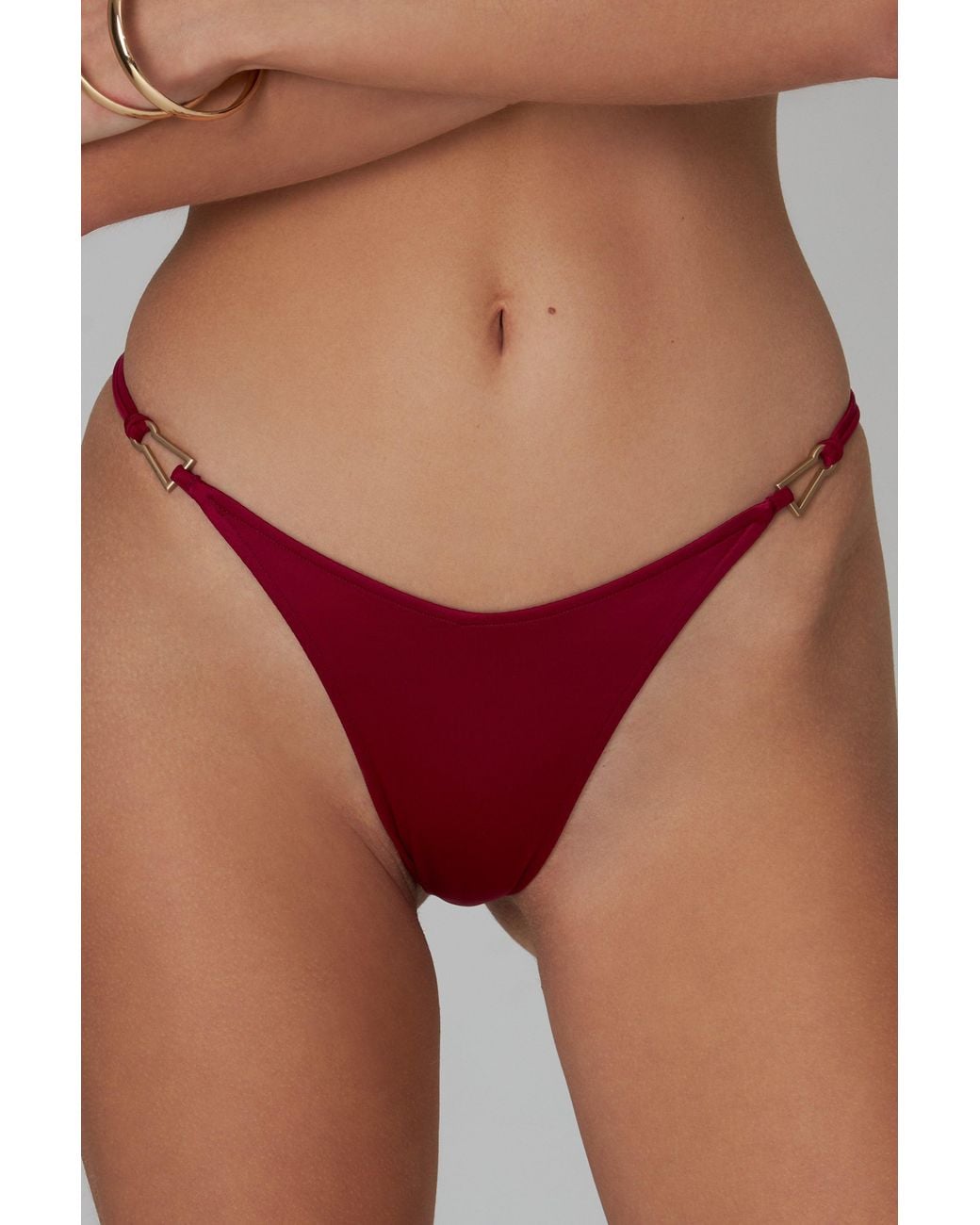 Bianca Resortwear Red Rose Swim Bottom