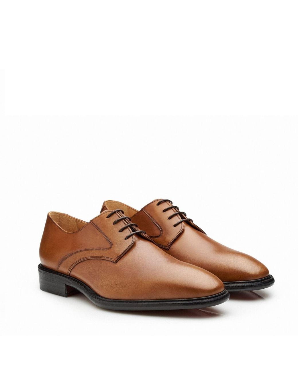Mariano Shoes Brown Lever Oxford Cognac for men