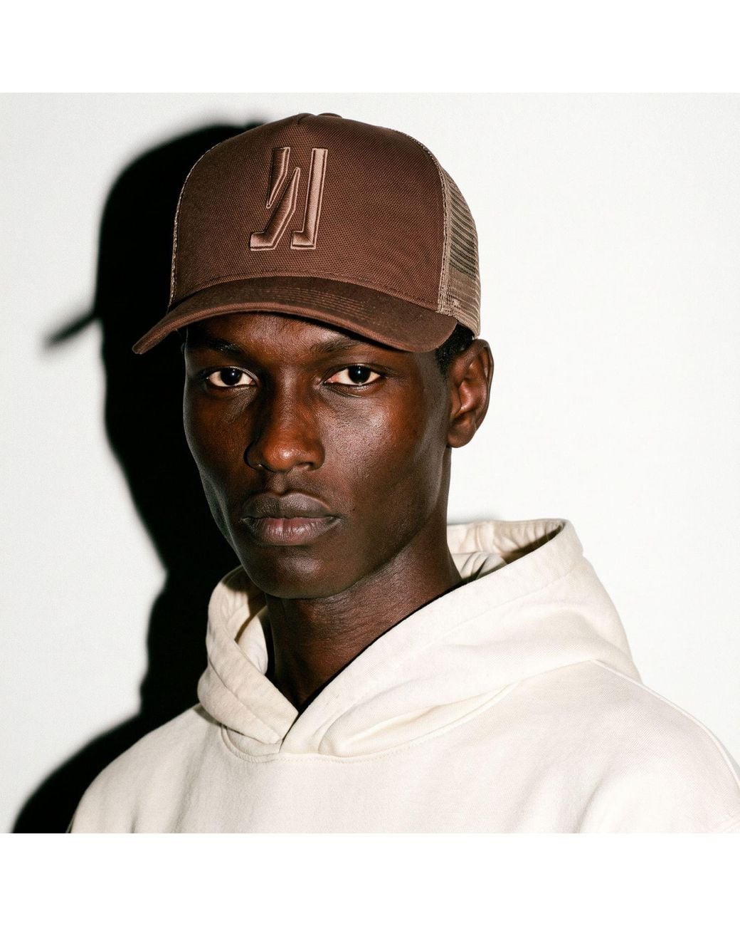 Comune Brown Icon Trucker Hat for men