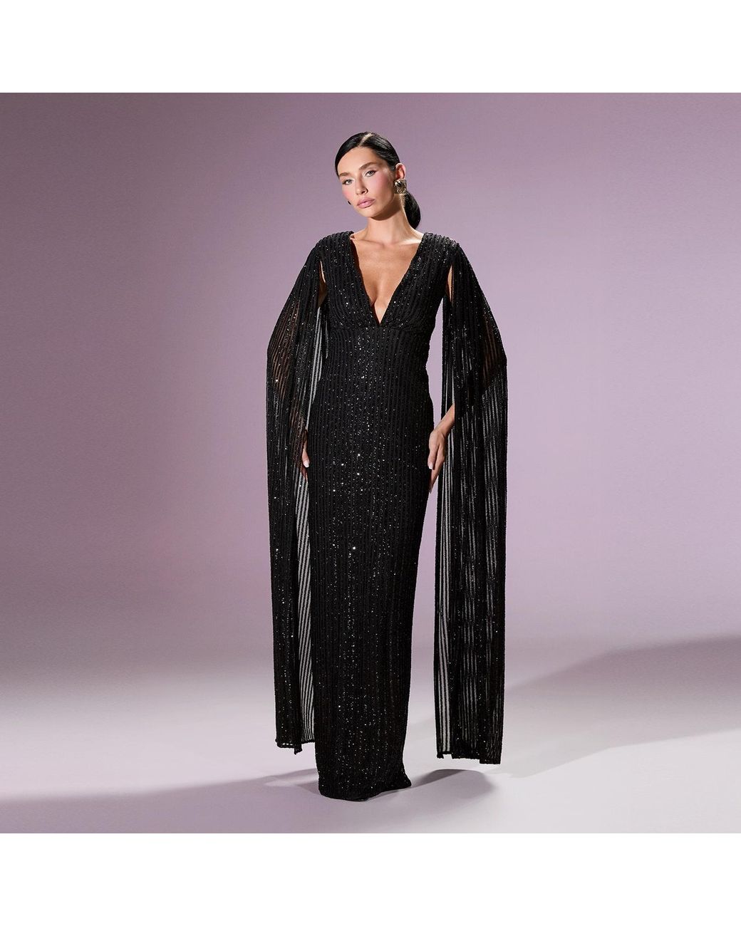 Nur Karaata Black Giovanna Gown