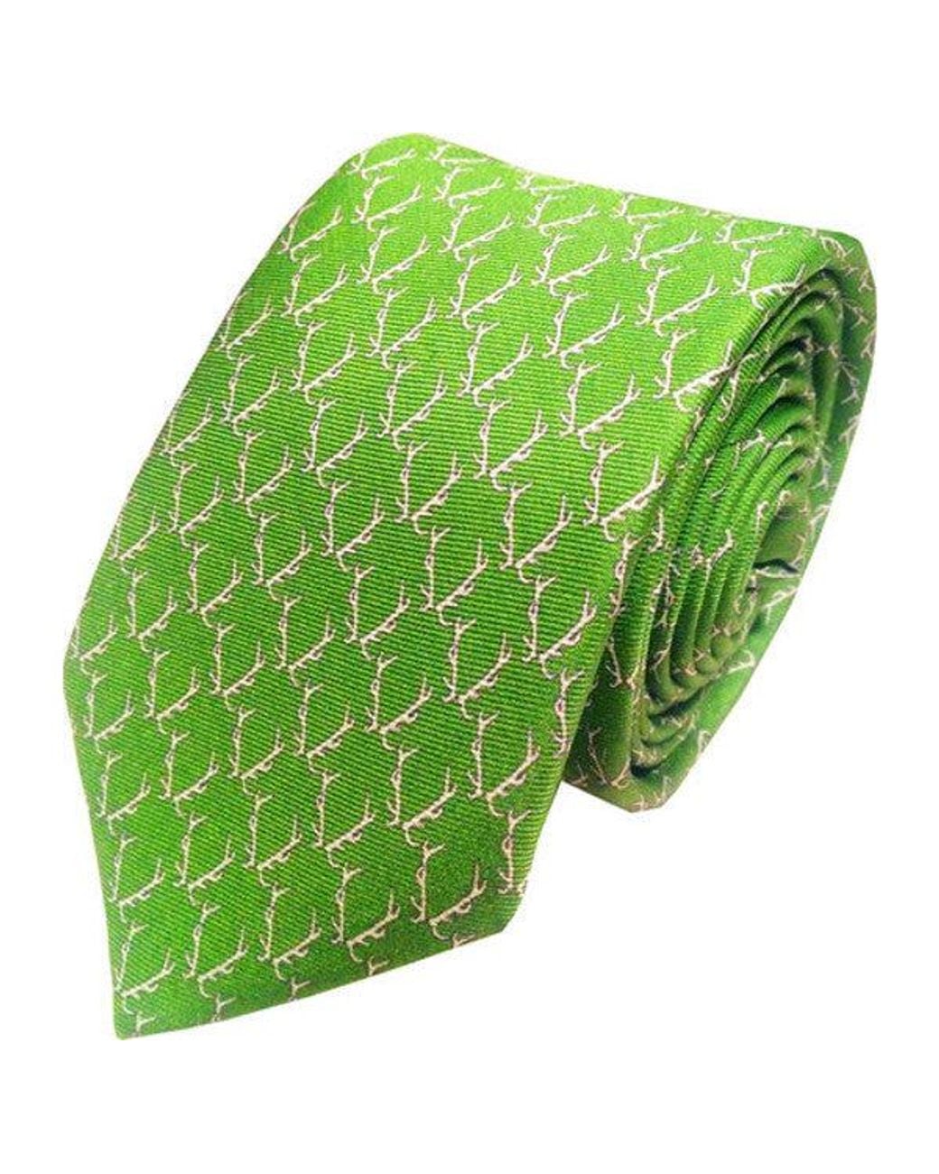 Lazyjack Press Green Buckwild Tie for men
