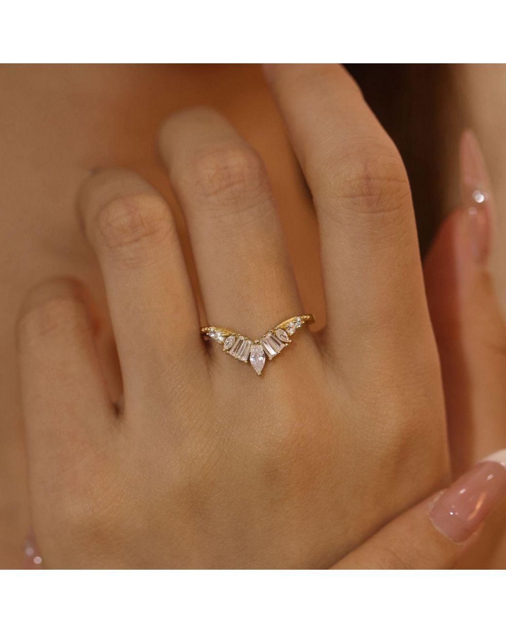 Azura Jewelry New York Metallic Hillcrest Ring Vermeil