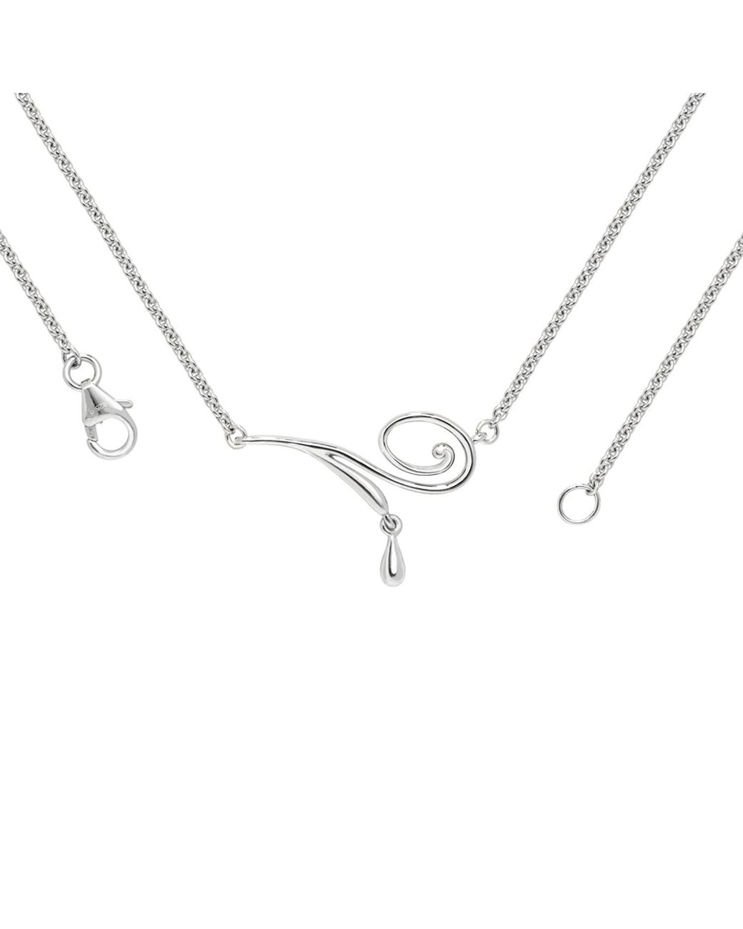 Lucy Quartermaine Metallic Q Pendant On Side