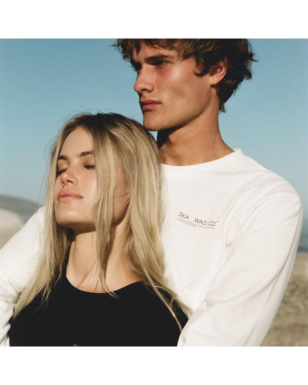 Sea_Washed White Neutrals Sw X Tjw Classic Long Sleeve, Trompe Surf for men