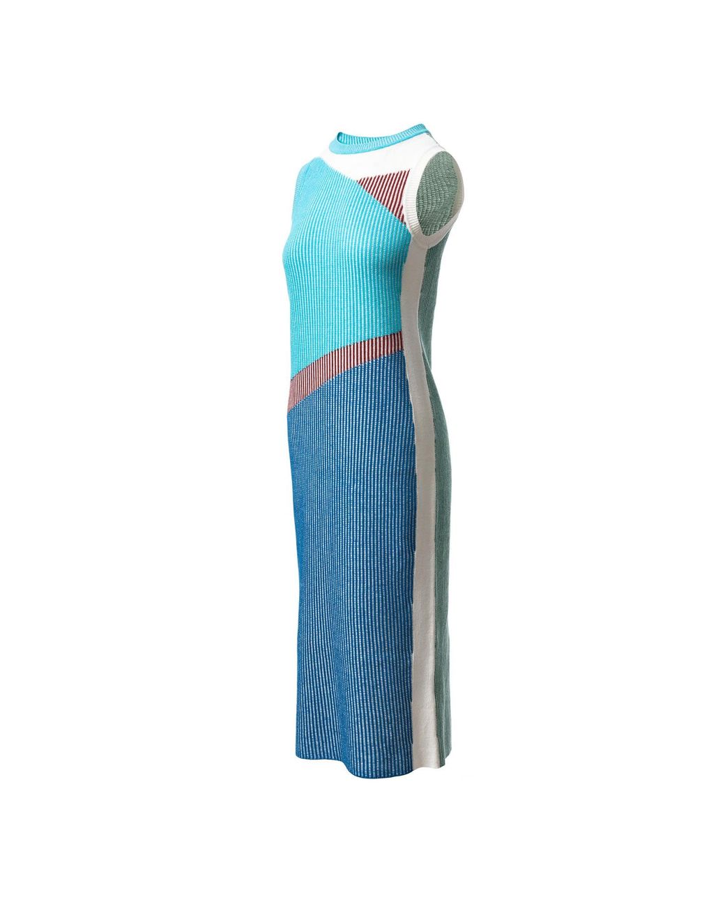 Fully Fashioning Blue Ines Maxi Dress