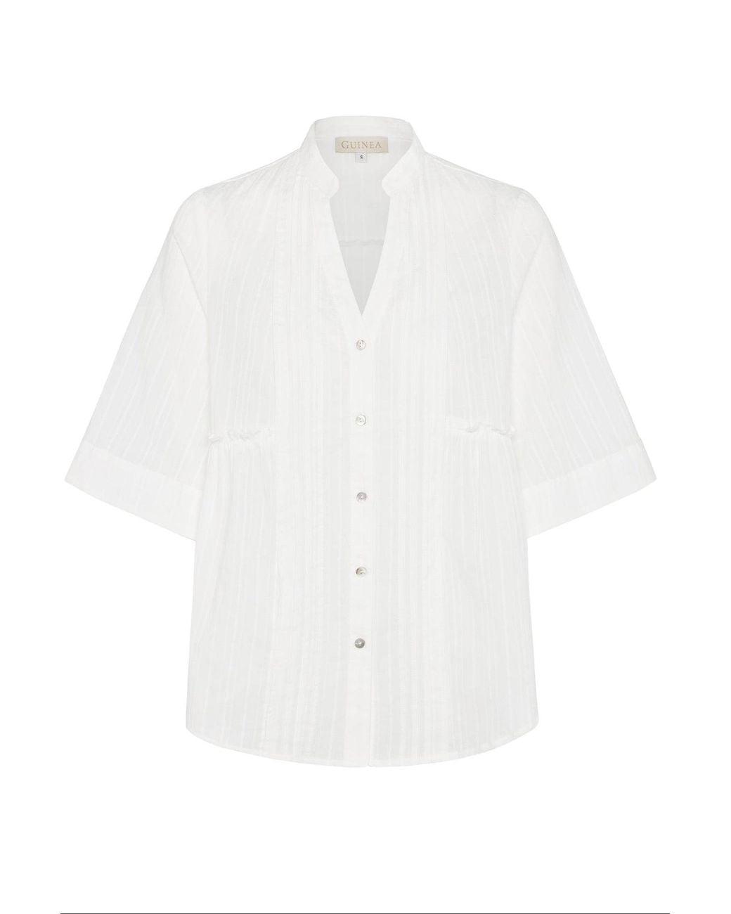 Guinea London White Cotton Top