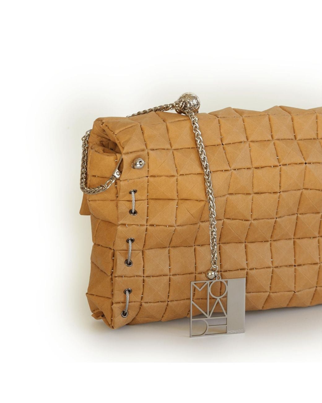 Monade Natural Clutch Bag Matte Dune