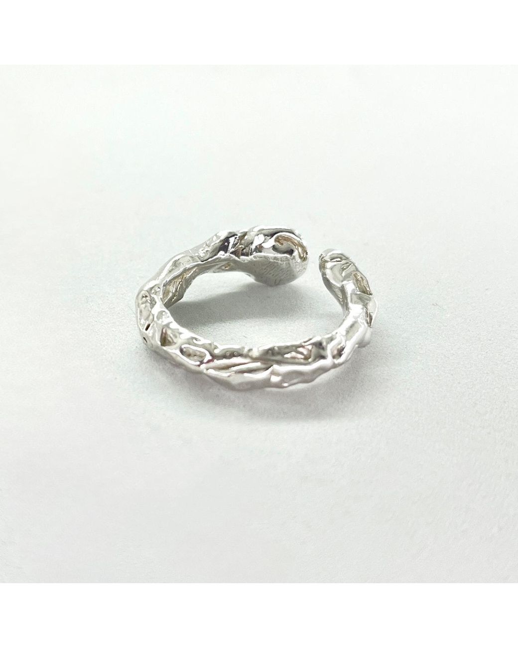 Bio-Trimmings Metallic Onnes Sculpted Cubic Zirconia Ring