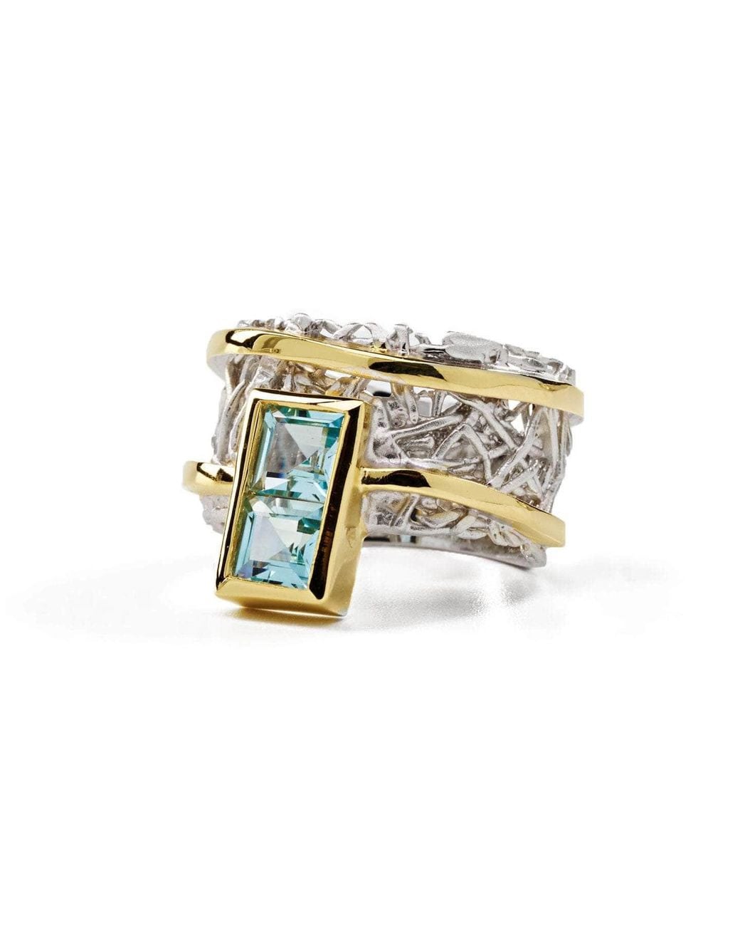 German Kabirski Metallic Verina Topaz Ring