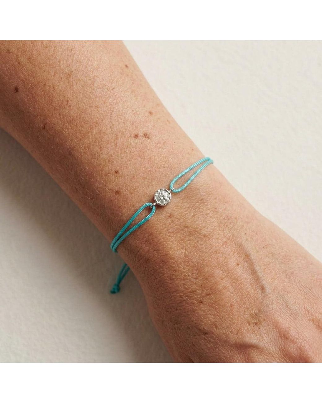 Martina Rozenberg Smira Jewelry Blue Lazo Bracelet