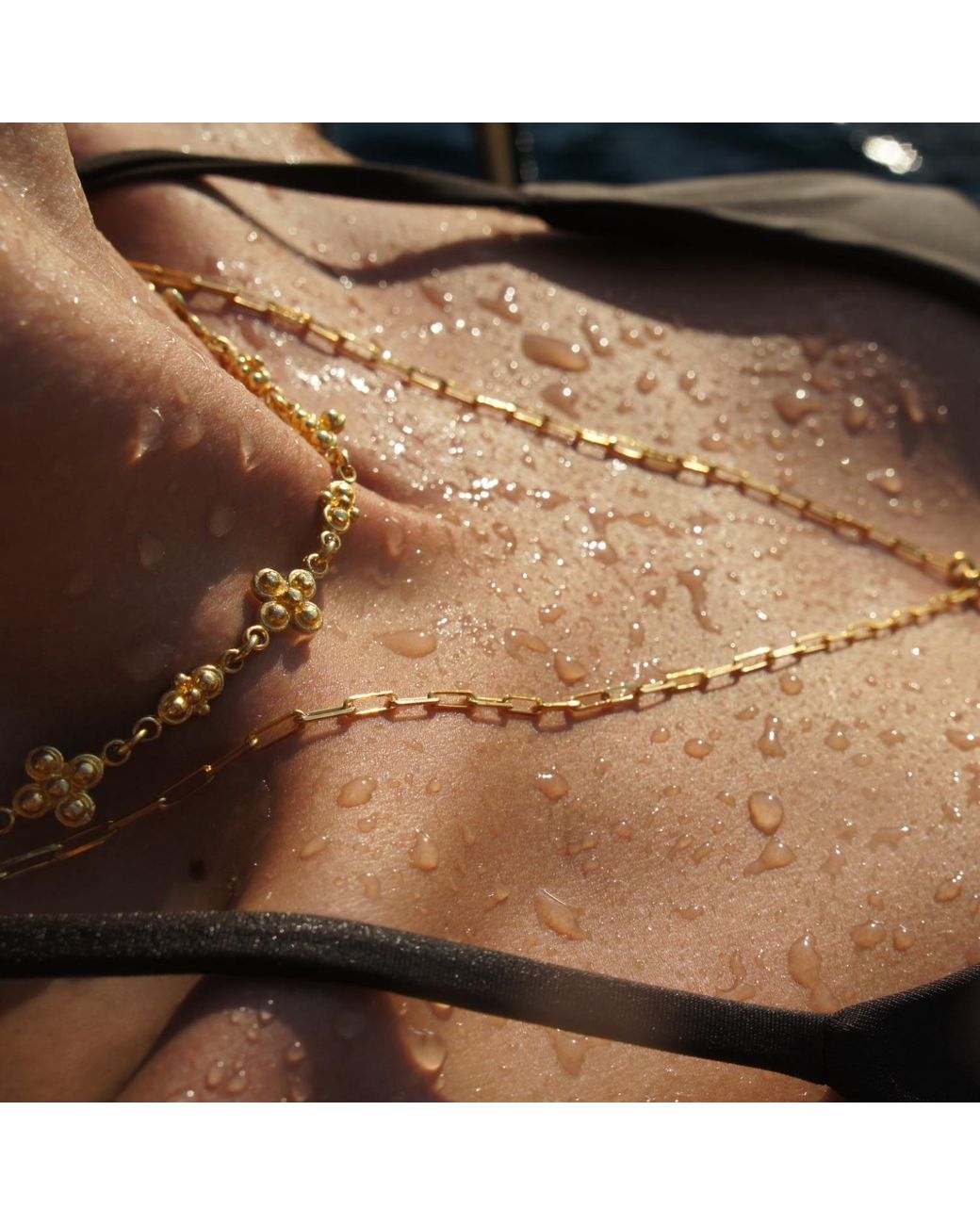 Ece London Metallic The Clover Necklace