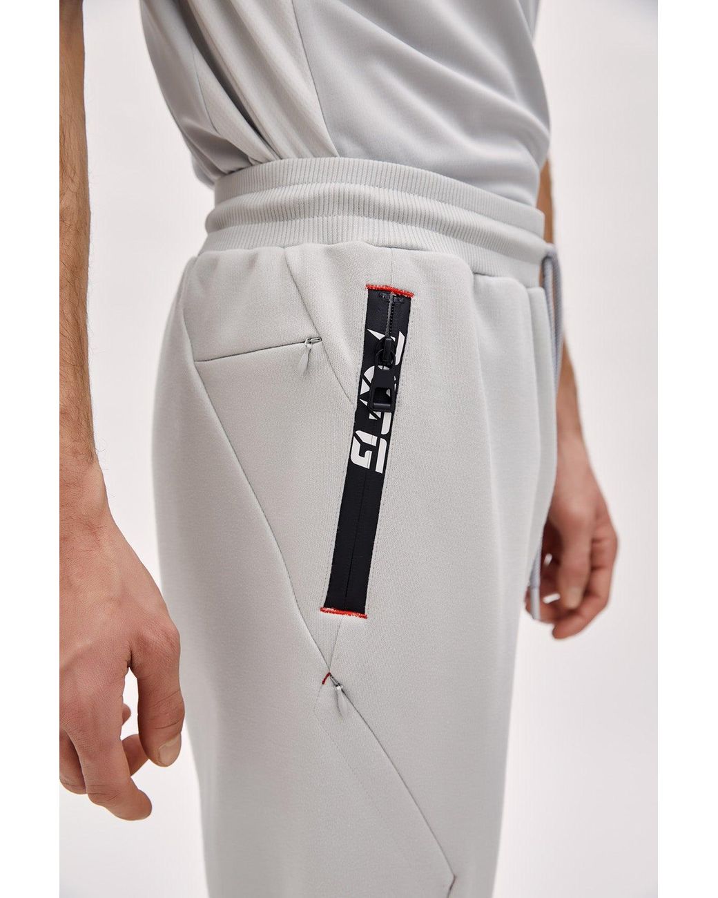 Pcfg Gray Comfort Track Sweatpant for men