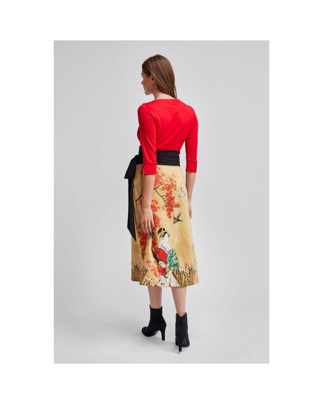 Marianna Déri Orange Geisha Skirt