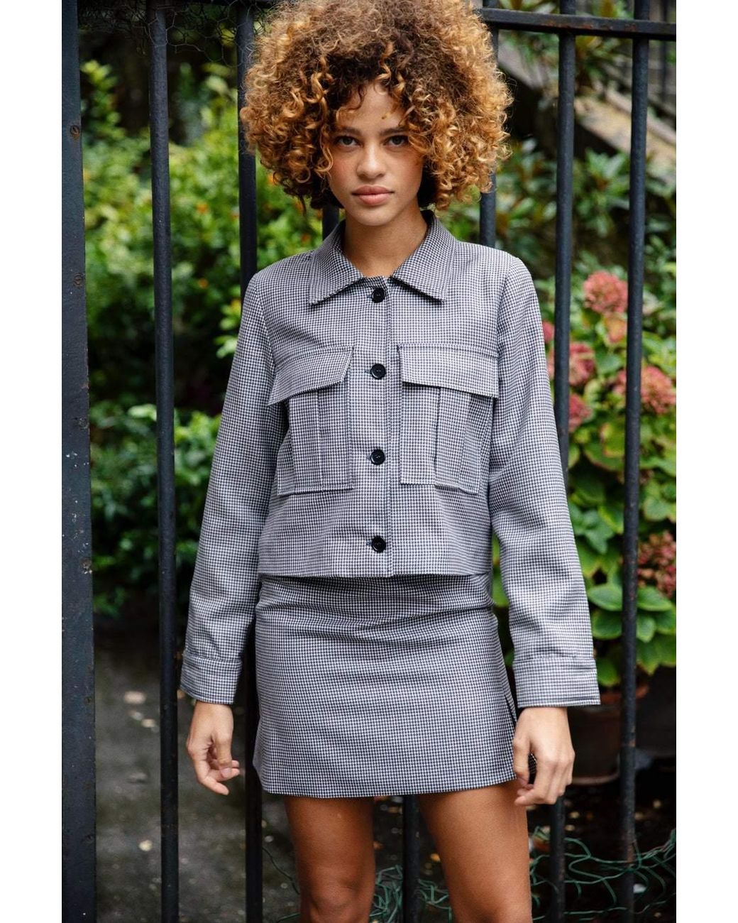 AVANI Apparel Gray Dahlia Jacket