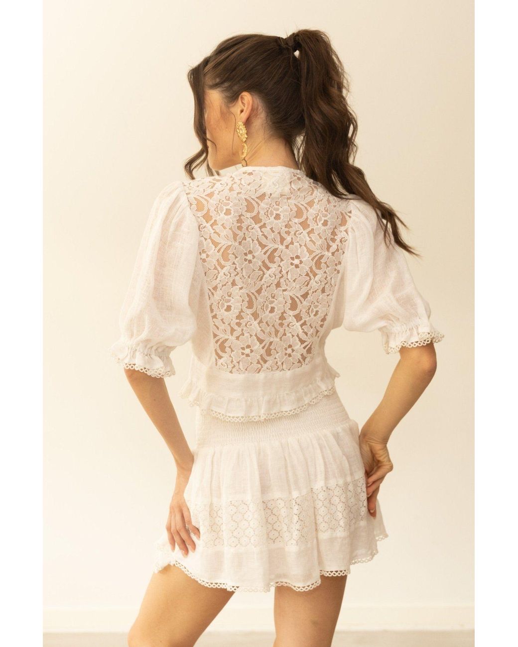 Muche Et Muchette White Ishaan Top