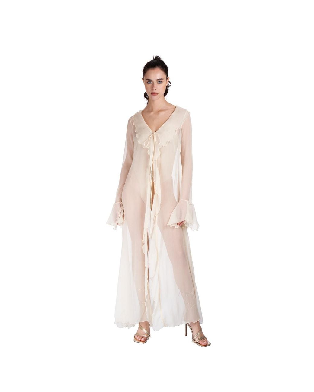 Sofia Tsereteli Natural Caftan In Silk