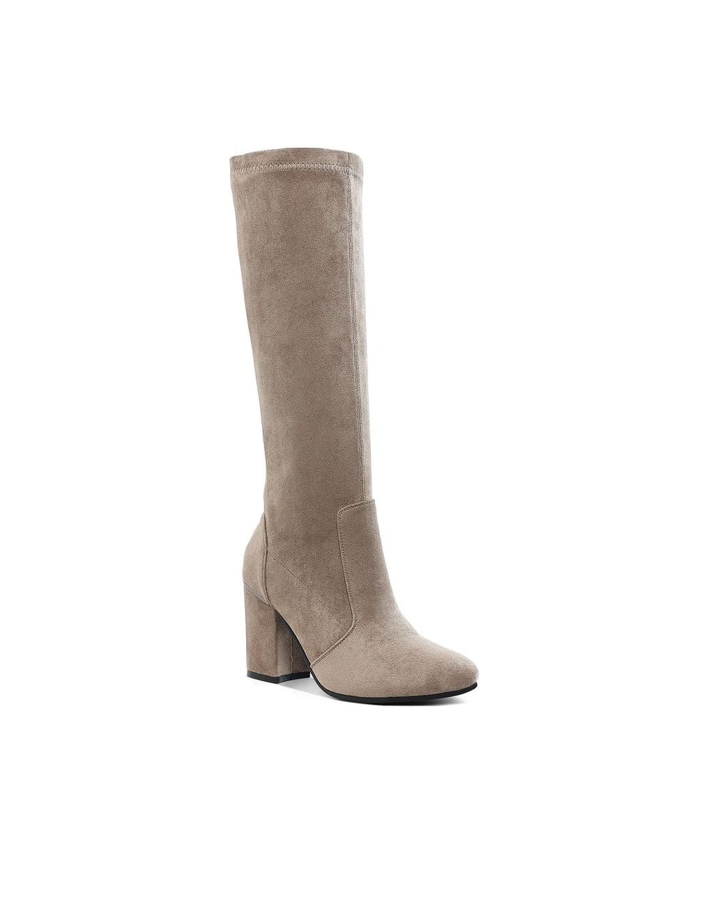 Rag & Co Brown Neutrals Saloniki Microfiber Calf Boots