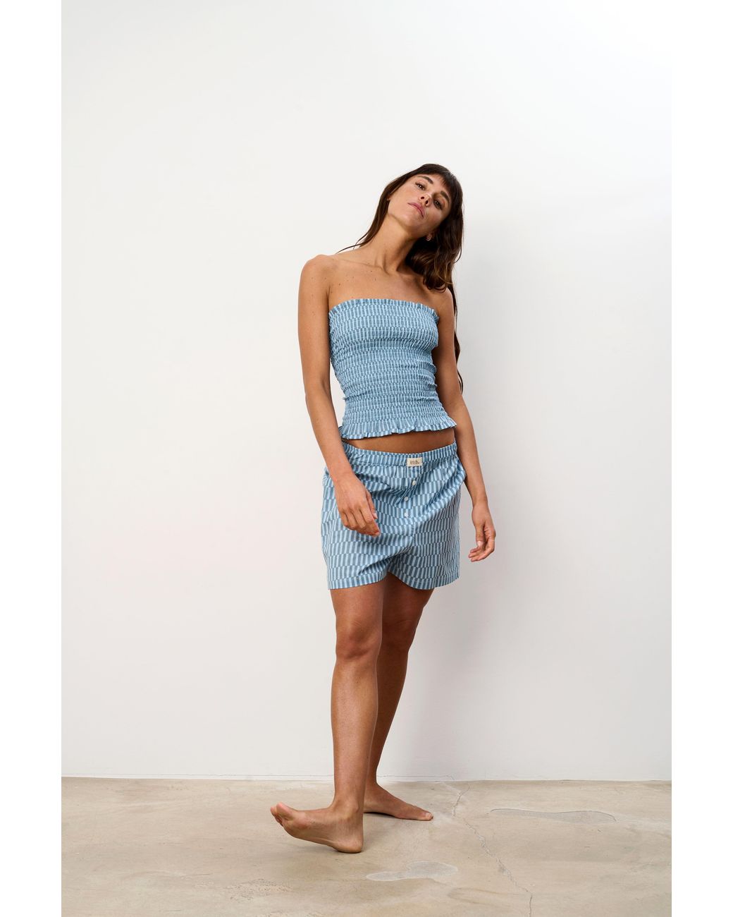 Par & Escala Blue Matilda Boxer